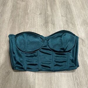 Corset type top